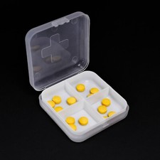 White Small Pill Box, Portable