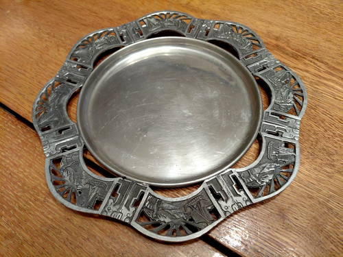 Vintage art deco peltro - vintage,
