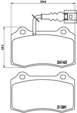FRONT BRAKE PAD SET DISC BRAKE FITS: SEAT LEON 1.8 T CUPRA R I