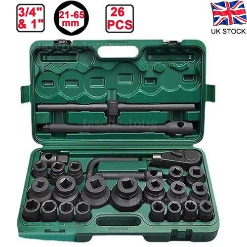 26pc impact socket - impact, set