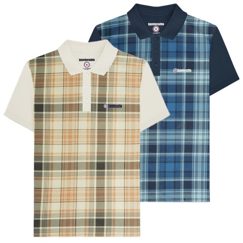 Mens lambretta check - lambretta, print
