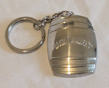 Jack Daniel's JD Old No. 7 Whiskey Barrel Metal Keyring Keychain Fob unused