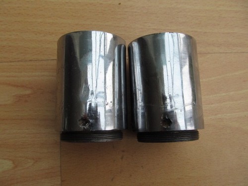 Pair norton roadholder - pair, chrome