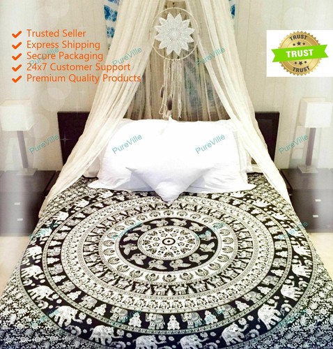 Cotton bedspread tapestry - cotton,