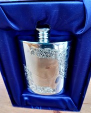 PEWTER HIP FLASK by Edwin
