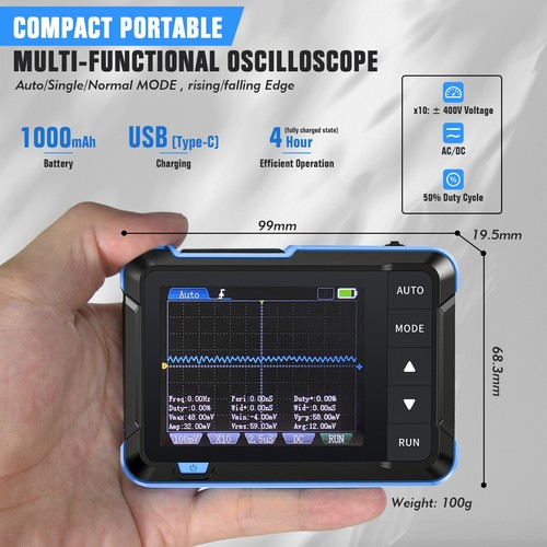 Handheld oscilloscope 5ms - handheld, 5ms/s
