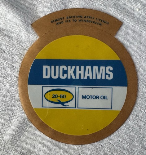 Duckhams motor oil tax - 20-50,