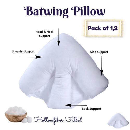 Batwing pillows neck - pillows, back