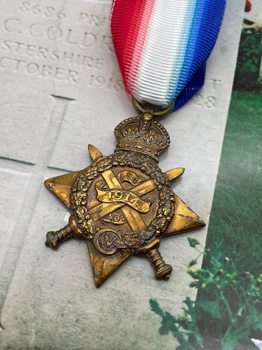 Original ww1 1914 mons star - ww1,