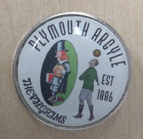 Retro plymouth argyle - plymouth, pin