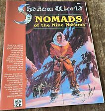 Shadow World Nomads Of The Nine Nations ICE #6013 Vintage 1990 ISBN1-55806-098-7