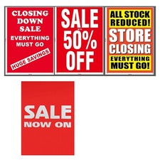 Printed Closing Down Sale