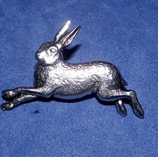 Pewter Running Hare Coursing