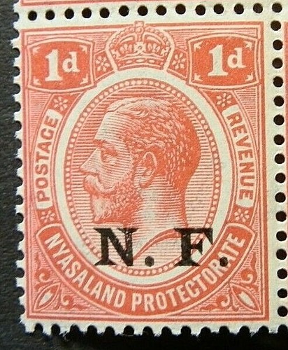 Tanganyika 1916 sgn2 kgv - sgn2, 1d