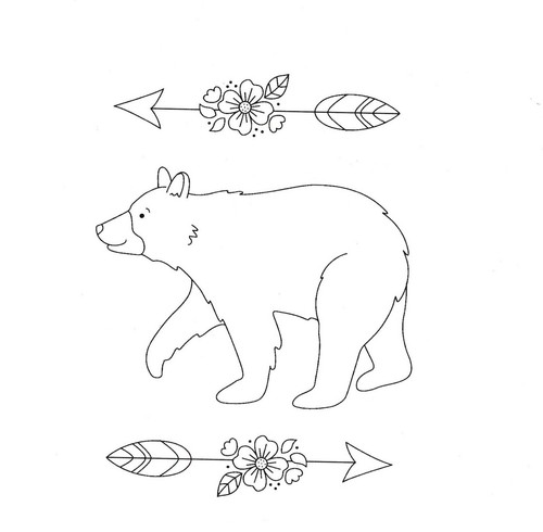 Embroidery transfer wild - embroidery,
