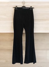Ladies Black Velvet Flared