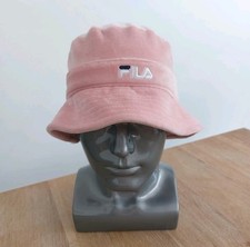 Fila Womens Soft Velour Sun Bucket Hat Festivals / One Size / Pink