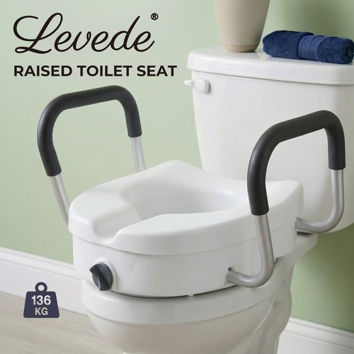 Levede raised toilet seat with - levede,