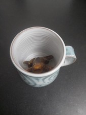 Ceramic mug with frog or - with, (or