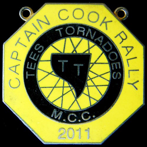 Captain cook rally - captain, badge