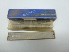 Vintage M Hohnner Echo Harmonica Mouth Organ In Original Box