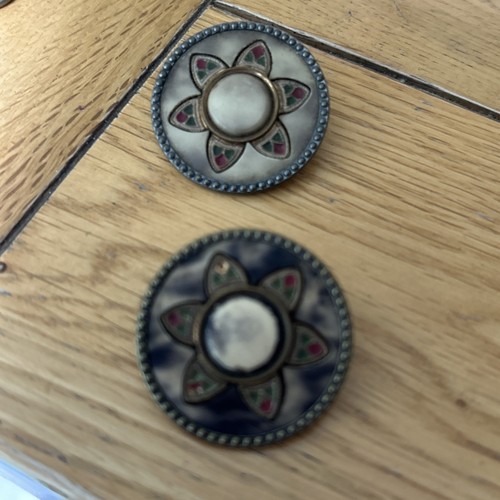 Vintage antique brass buttons - antique,