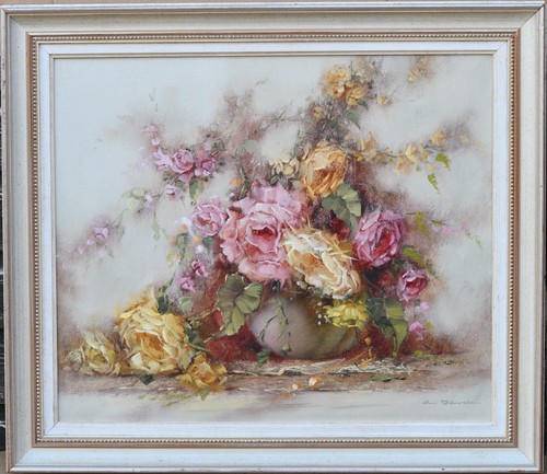 Fine large shabby chic framed - large,