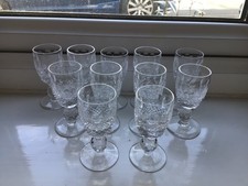 Waterford liquor glsses - 11,