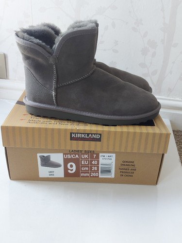 Boxed kirkland grey shearling - grey,