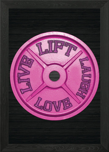 Lift live love laugh - live, framed