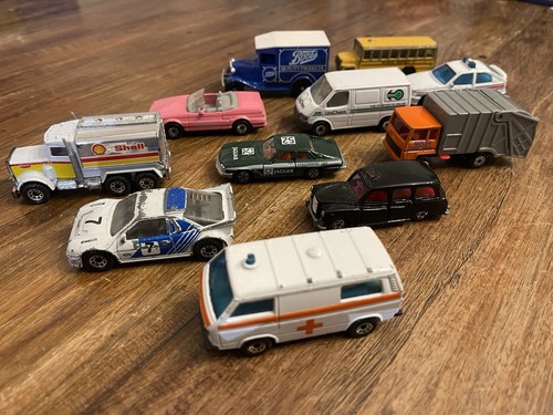 Vintage toy car van bundle - car,