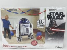 Star Wars R2-D2 Fun Life-Size Jumbo Air Walker 38" Tall Foil Balloon Disney