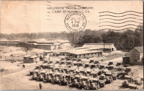Engineer truck company - truck, camp