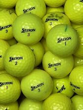 12 Yellow Srixon Z Star Golf Balls A Grade