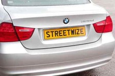 Chrome Silver Number Plate