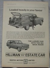 1964 Hillman Super Minx Estate Original advert No.1