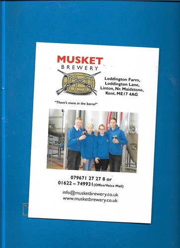 Musket brewery 4 page - "musket, brewery"