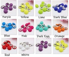 Coloured Buttons Fabric Cloth
