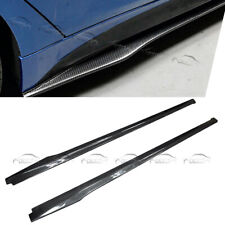 Carbon Fiber Side Skirts Extension Aprons For BMW F32 F33 F36 M Sport 2014 UP