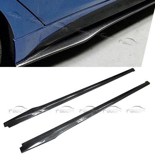 Carbon fiber side skirts - fiber,