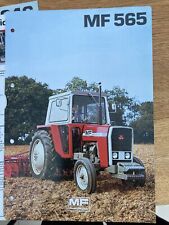 MASSEY FERGUSON -565Tractor  Double Sided BROCHURE.-