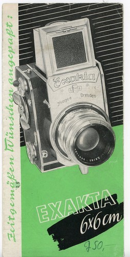 1954 ihagee brochure exakta - ihagee,