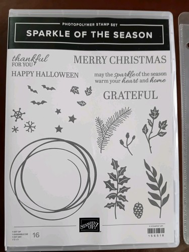Sparkle the season stampin - sparkle, of