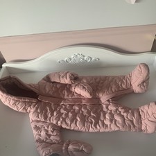 Pramsuit snowsuit pink - m&s,