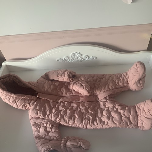 Pramsuit snowsuit pink - m&s,
