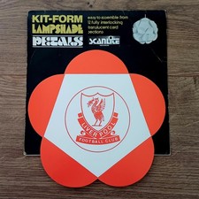 Vintage 1980s Liverpool FC Scanlite Kit-Form Lamp Shade - Unmade / Unused