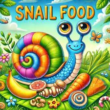 Giant African Land Snail Food Feed Banana, Mango, Blueberry, Carrot & Pumpkin