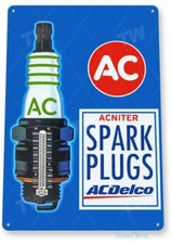 AC SPARK PLUGS 11 X 8 TIN SIGN