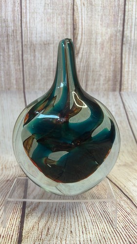 Mdina glass lollipop vase - mdina,