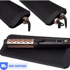 1pc XL Heat Resistant Silicone Mat Pouch for Hair Straighteners Irons Tool Cover